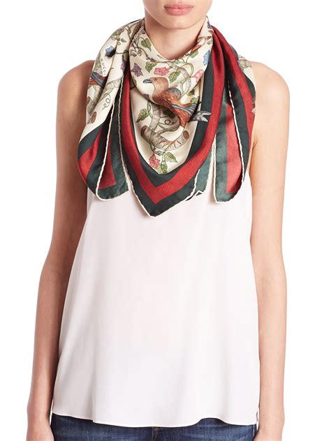 gucci foulard moderni|GUCCI Women's Scarves And Foulards .